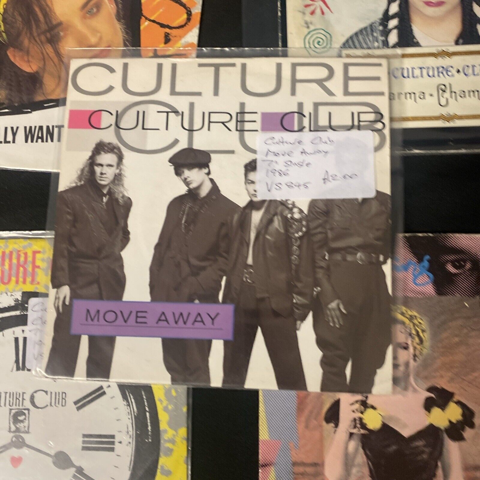 Vinyl Records 7" Singles 5 x 1980's Culture Club 5 different singles
