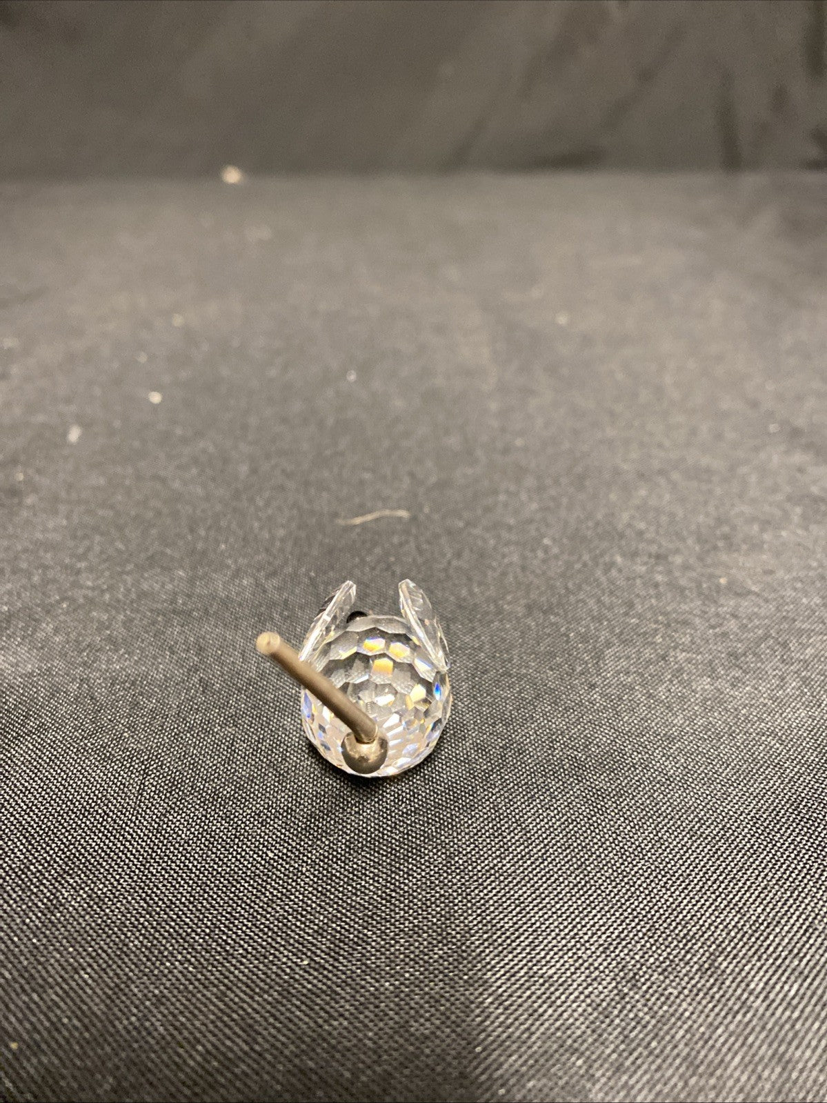 Swarovski Silver Crystal small Mouse with springy tail - No box - (1614)