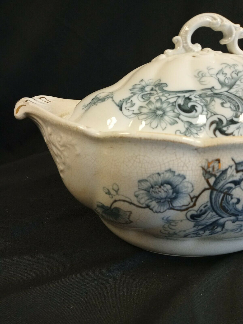 W H Grindley & Co England Tureen Marseilles 30cm 1892 - 1914 - (7970)