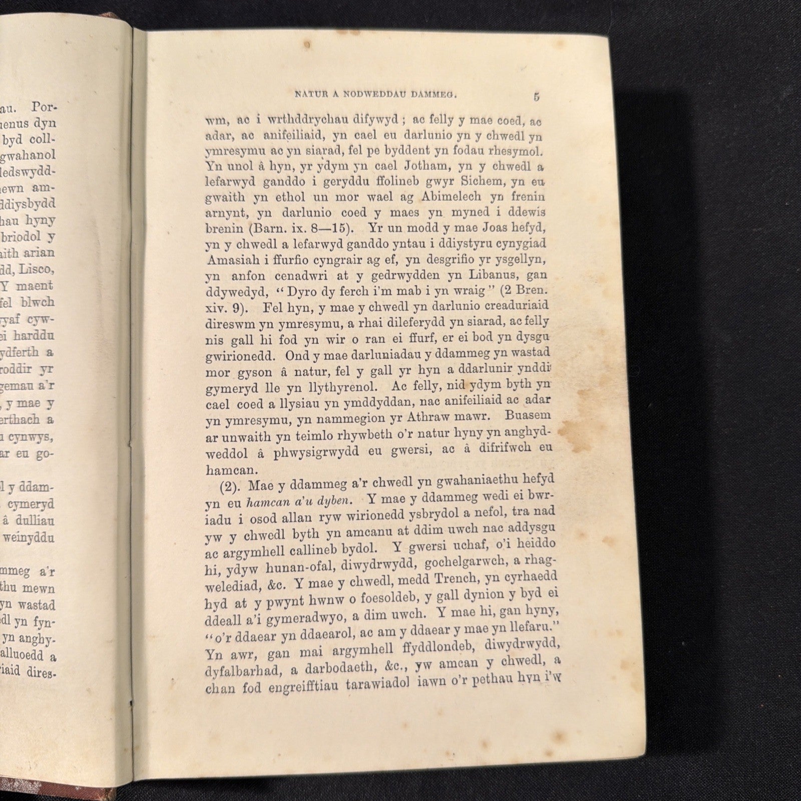 Dammegion Crist Yr Arglwydd Iesu, Owen Evans - Welsh Language book - (1883)