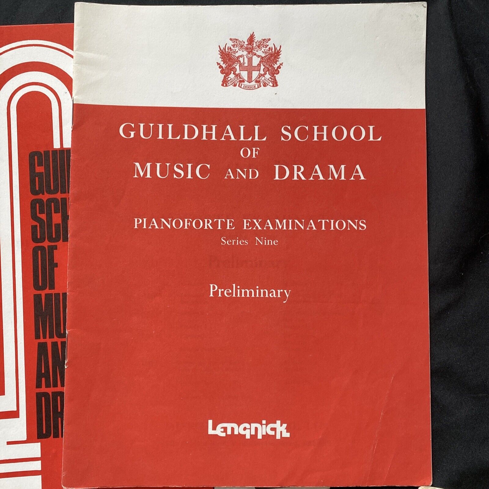 Piano Music Books x 4 from Guildhall School of Music and Drama 1950's - (9542)