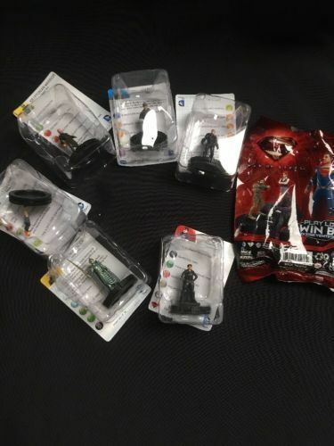 NECA DC Comics HeroClix Superman x 6 Figures Lois Faora Warrior Etc - (6196)
