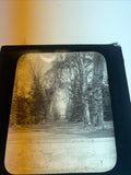 Magic Lantern Victorian Glass Square Antique Photo Guys Cliffe House Avenue 1067