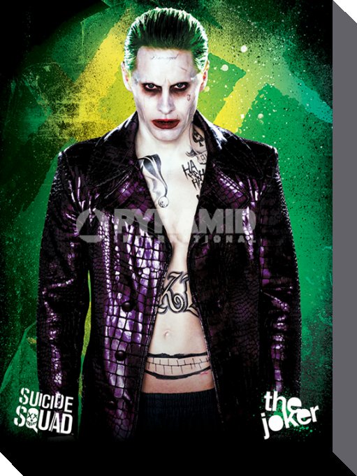 WALL ART Canvas Print 60cm x 80cm - MOVIE - Suicide Squad The Joker
