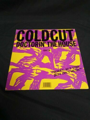 VINYL RECORD - Coldcut The Upset Mix DOCTORIN' THE HOUSE 12" - (6958)