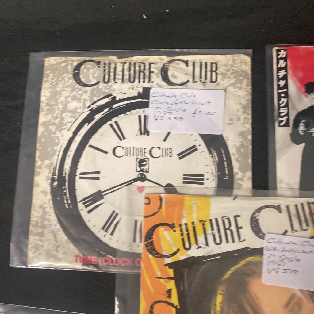 Vinyl Records 7" Singles 5 x 1980's Culture Club 5 different singles