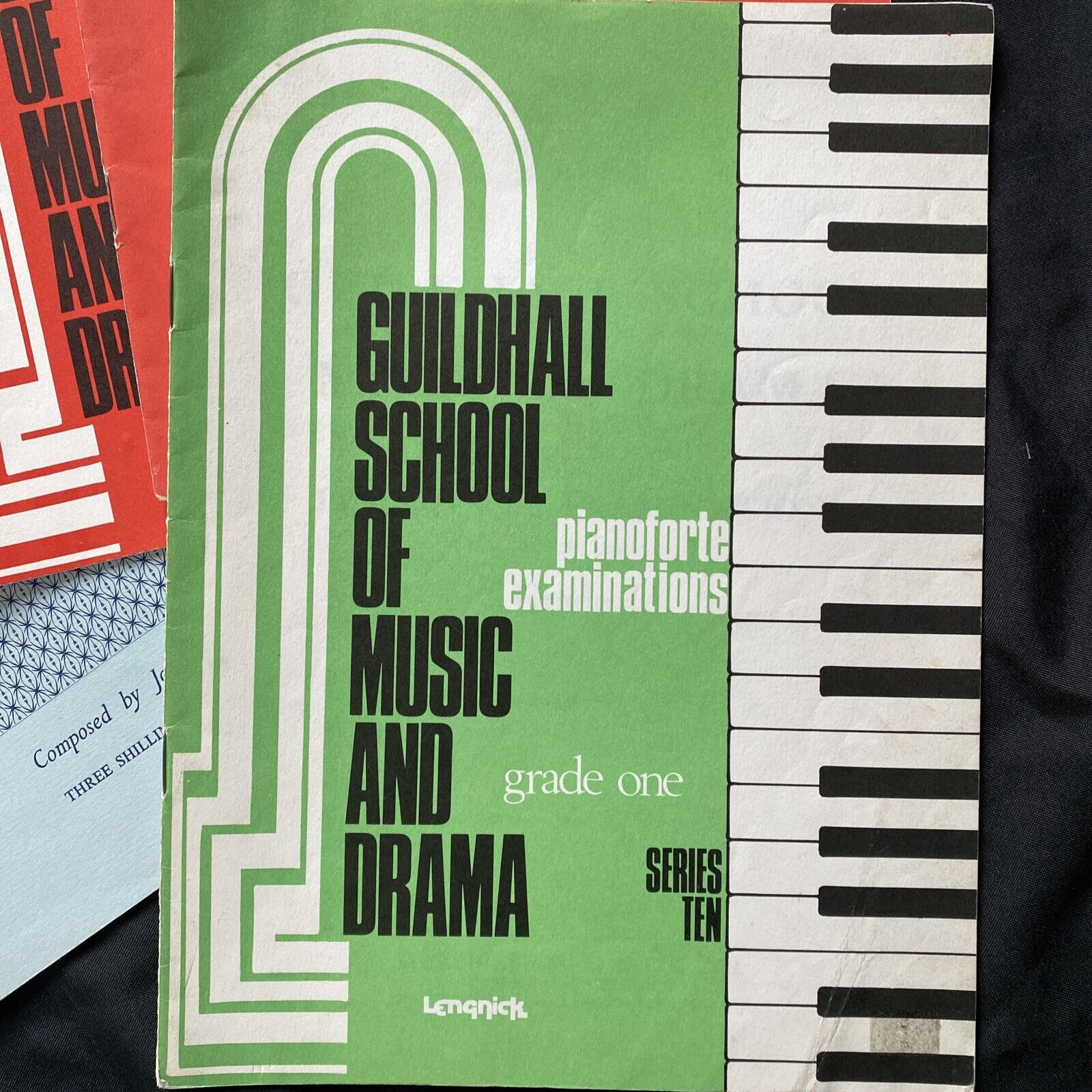 Piano Music Books x 4 from Guildhall School of Music and Drama 1950's - (9542)