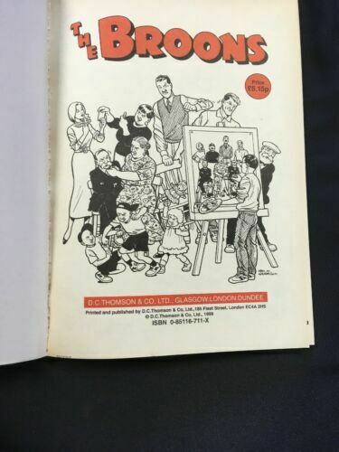 The Broons - 1999 Annual D.C Thompson Glasgow Ken Harrison - (7409)