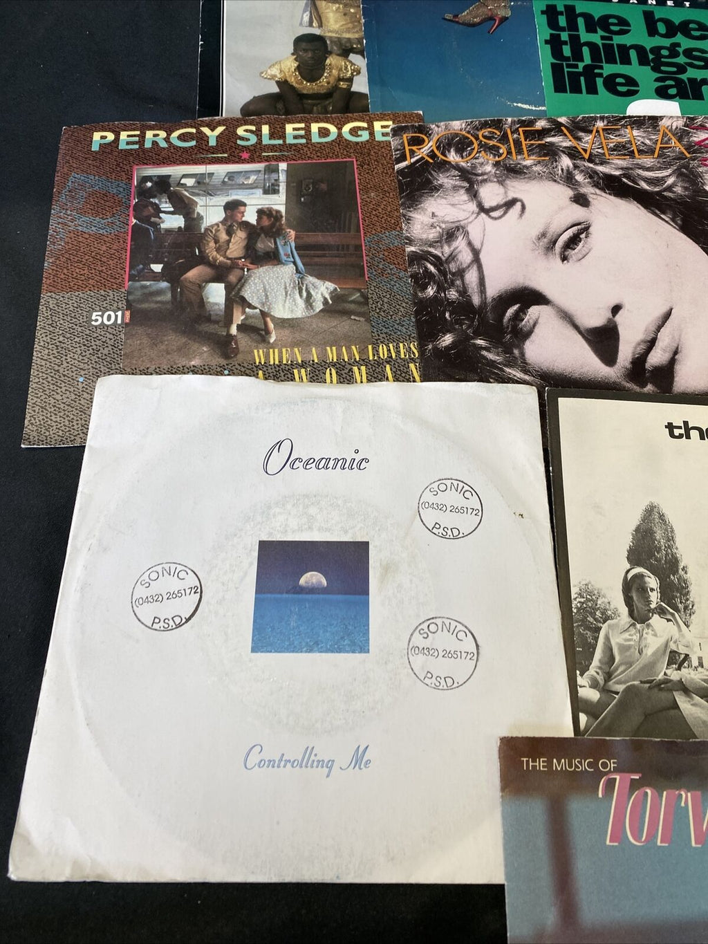 Vintage 1980's 7" Singles x12  Blondie Level 42 Roman Holiday + More (8359