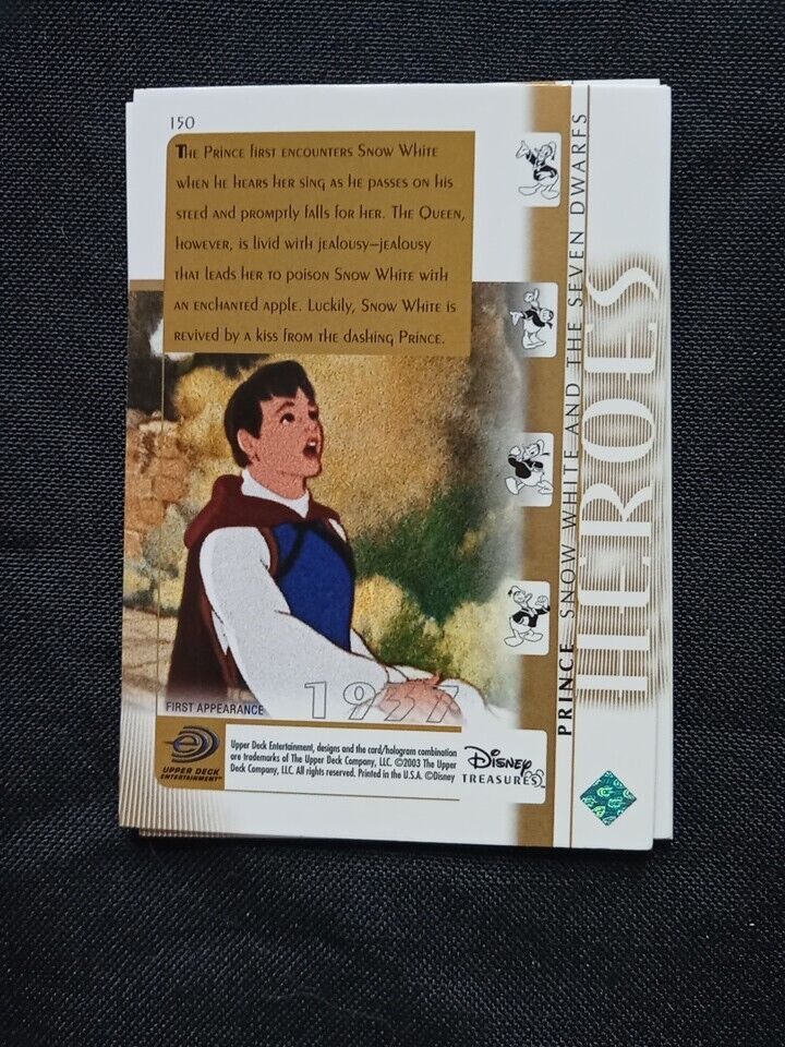 Upper Deck 2003 Disney Treasures Series Heroes x25 Trading Cards -(5745)