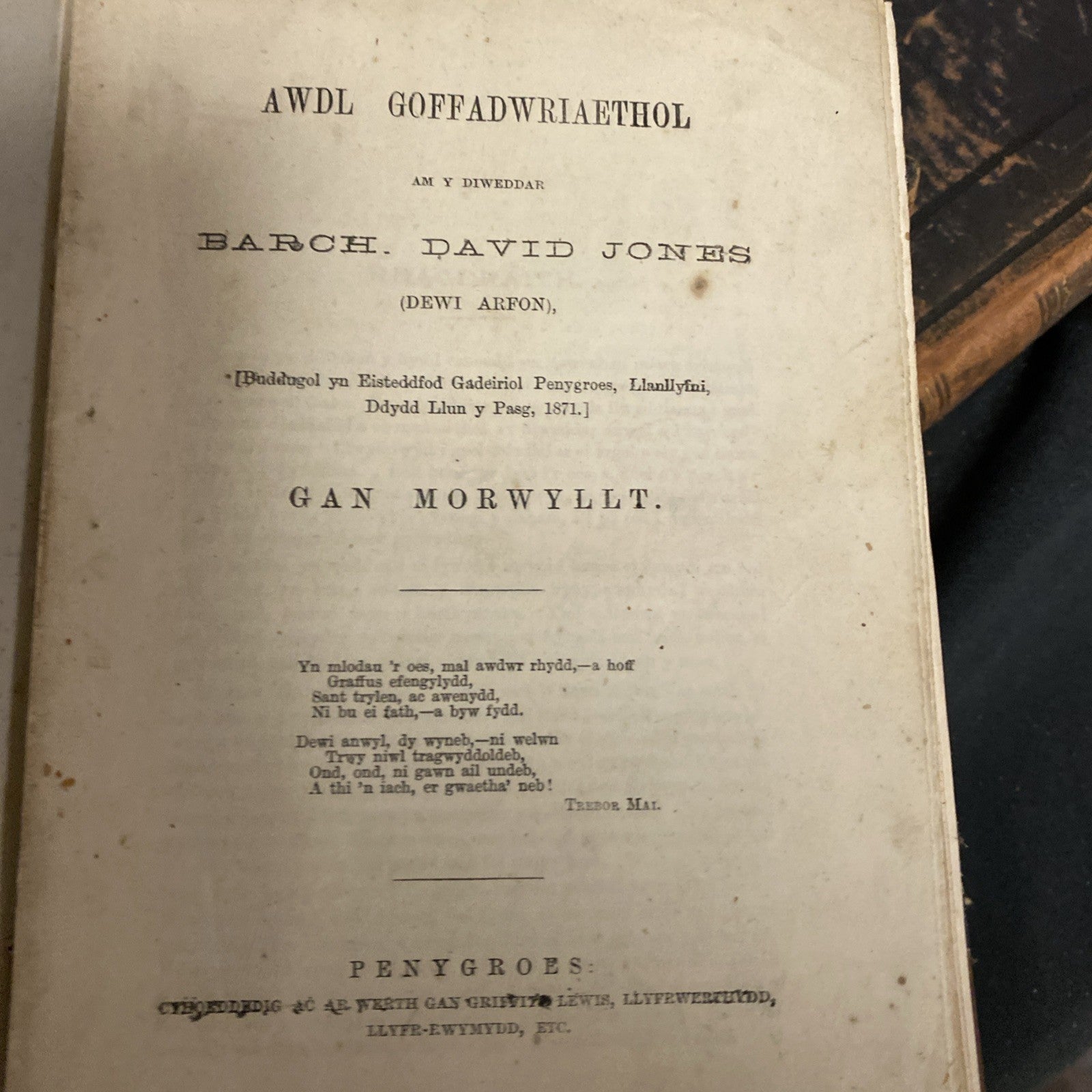 7 x 19thC Rare Theological books in Welsh Lovely Condition