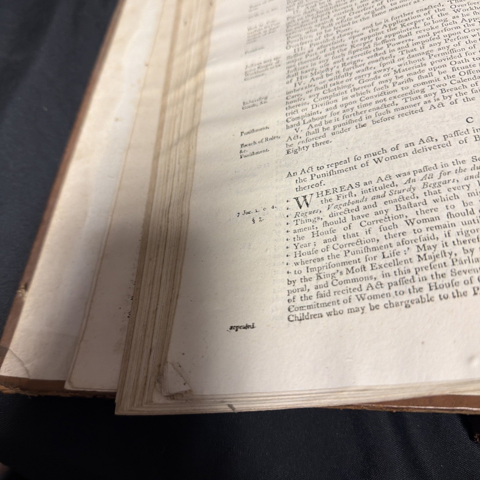 The Statutes of United Kingdom George III 1810 to 1812 Vol 4 huge Book - SKU (1909)