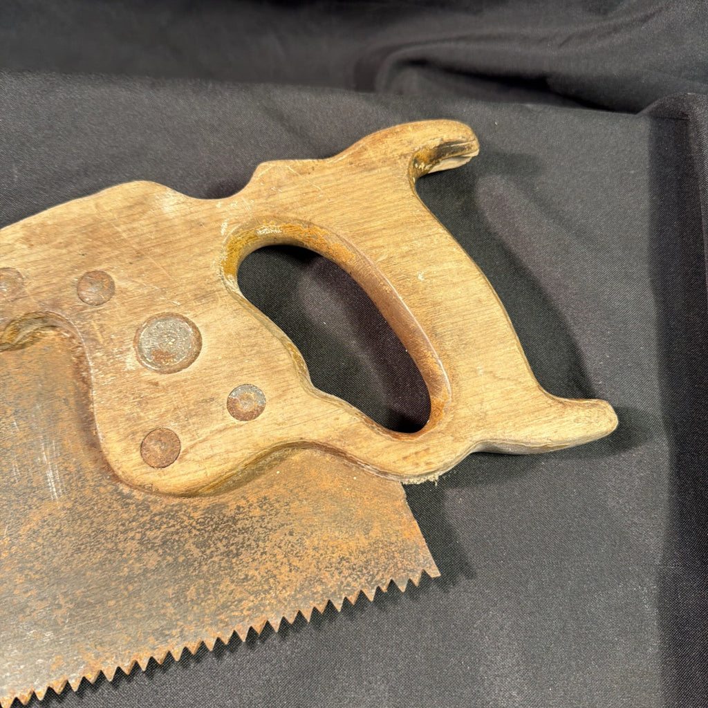 Antique Henry Disston Canada Saw 26” 5tpi - (SKU 1949)