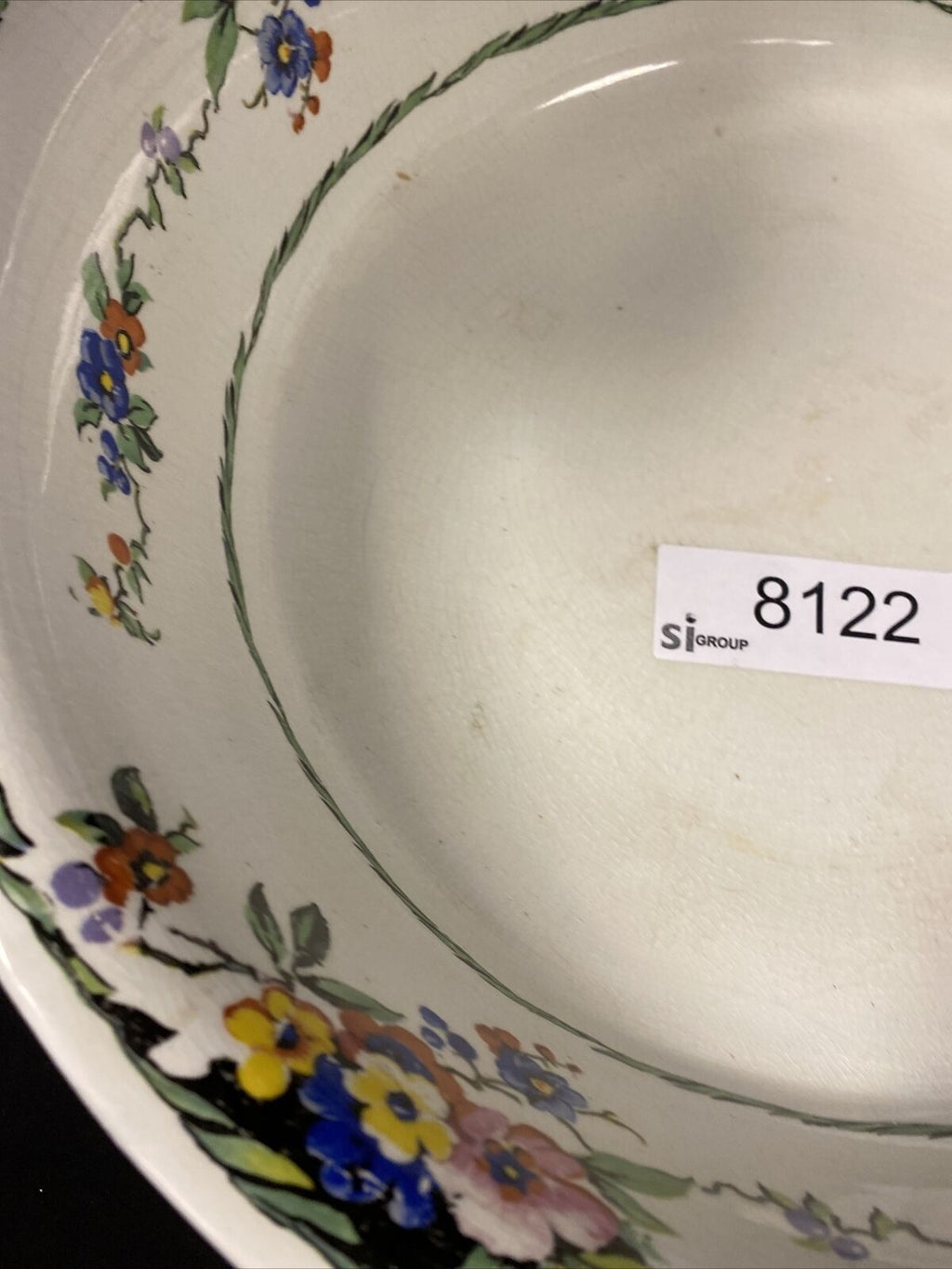 Swinnertons 1930's Very Large pottery bowl Pink 41cm Very Rare Bowl - (8122)