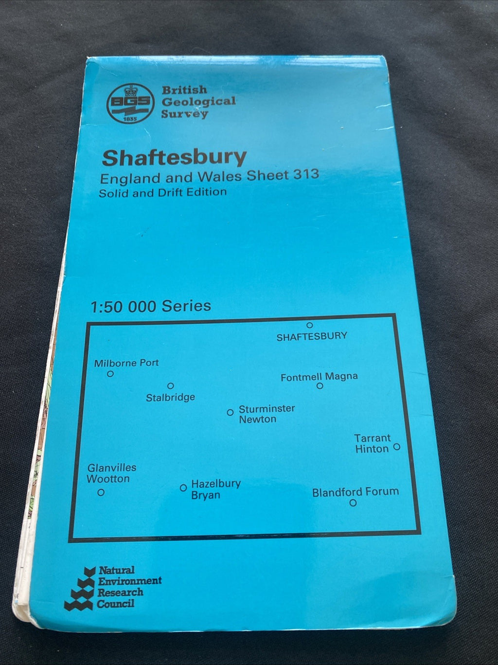 British Geological Survey Solid and Drift Edition Map Shaftesbury 1:50 sc (1306)