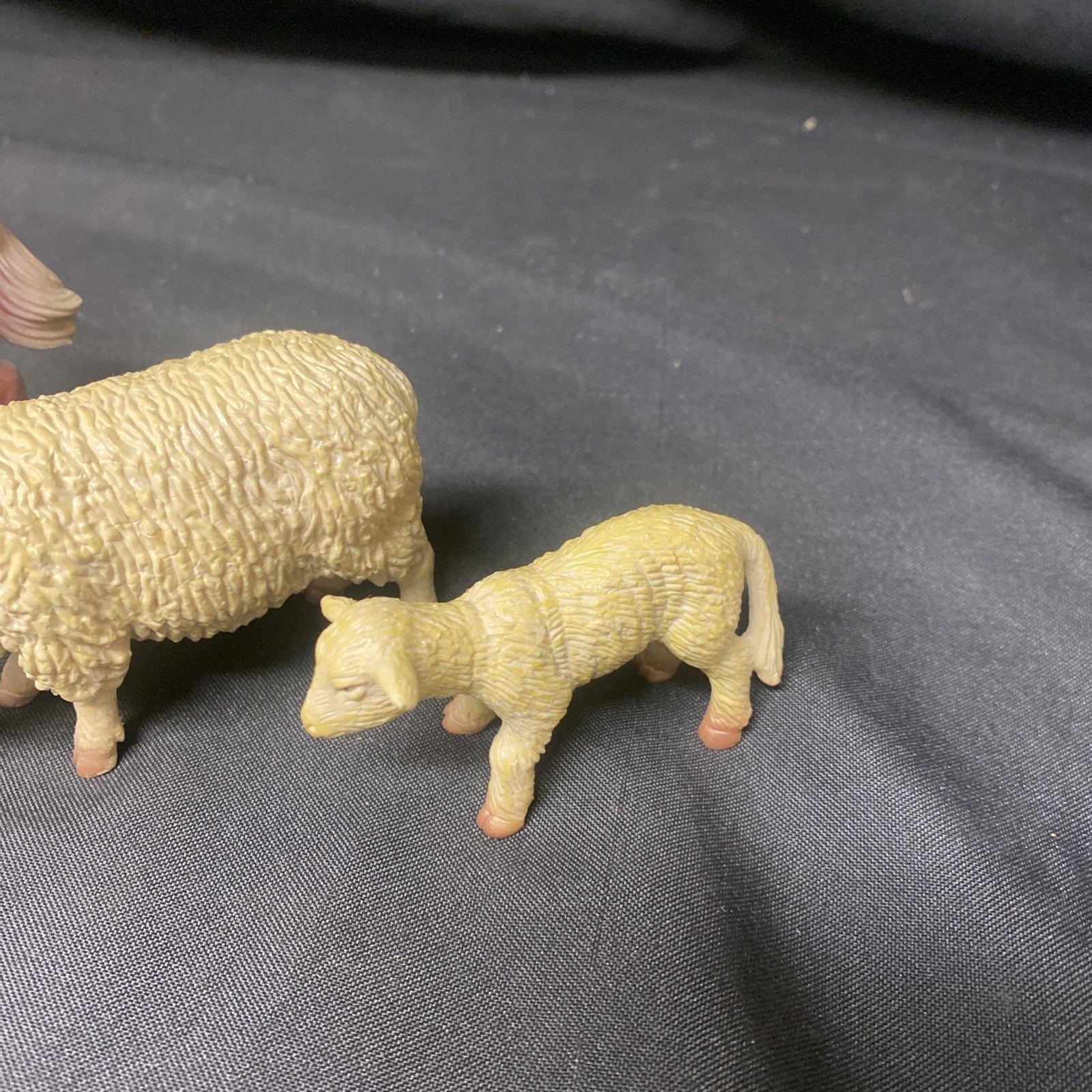 Bullyland Hand Painted Made in Germany Sheep Lamb Stallion Vintage - (1663)