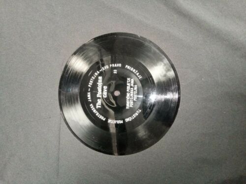 POSTOJNA CAVE - Floppy vinyl English single and 11 original slide photos (6986)