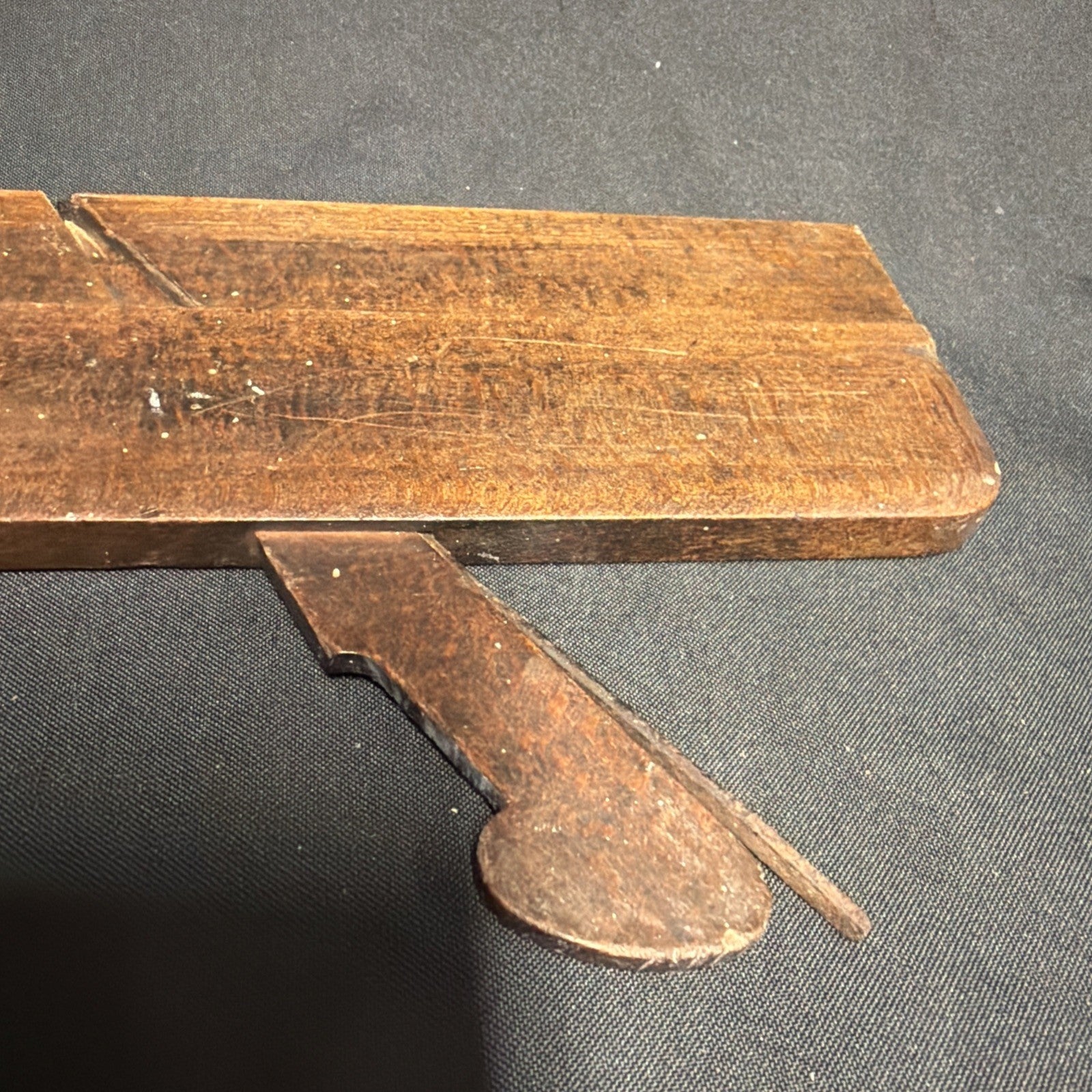 Antique British Wooden Moulding Plane 9.5" Griffiths, Norwich No 1 - (1856)