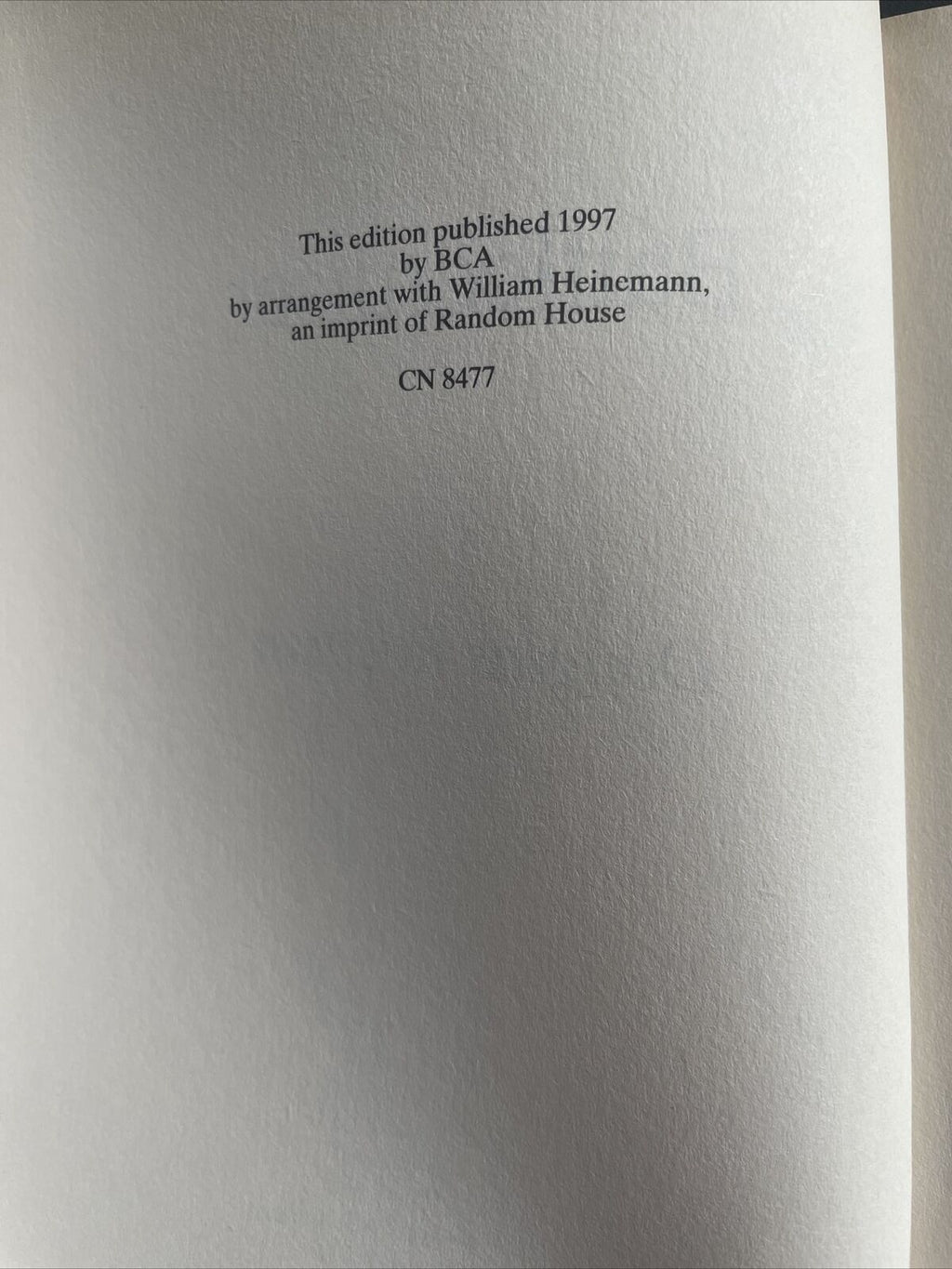 BOOK - BATTLECRUISER Douglas Reeman 1997 Hardback + DJ - (9493)