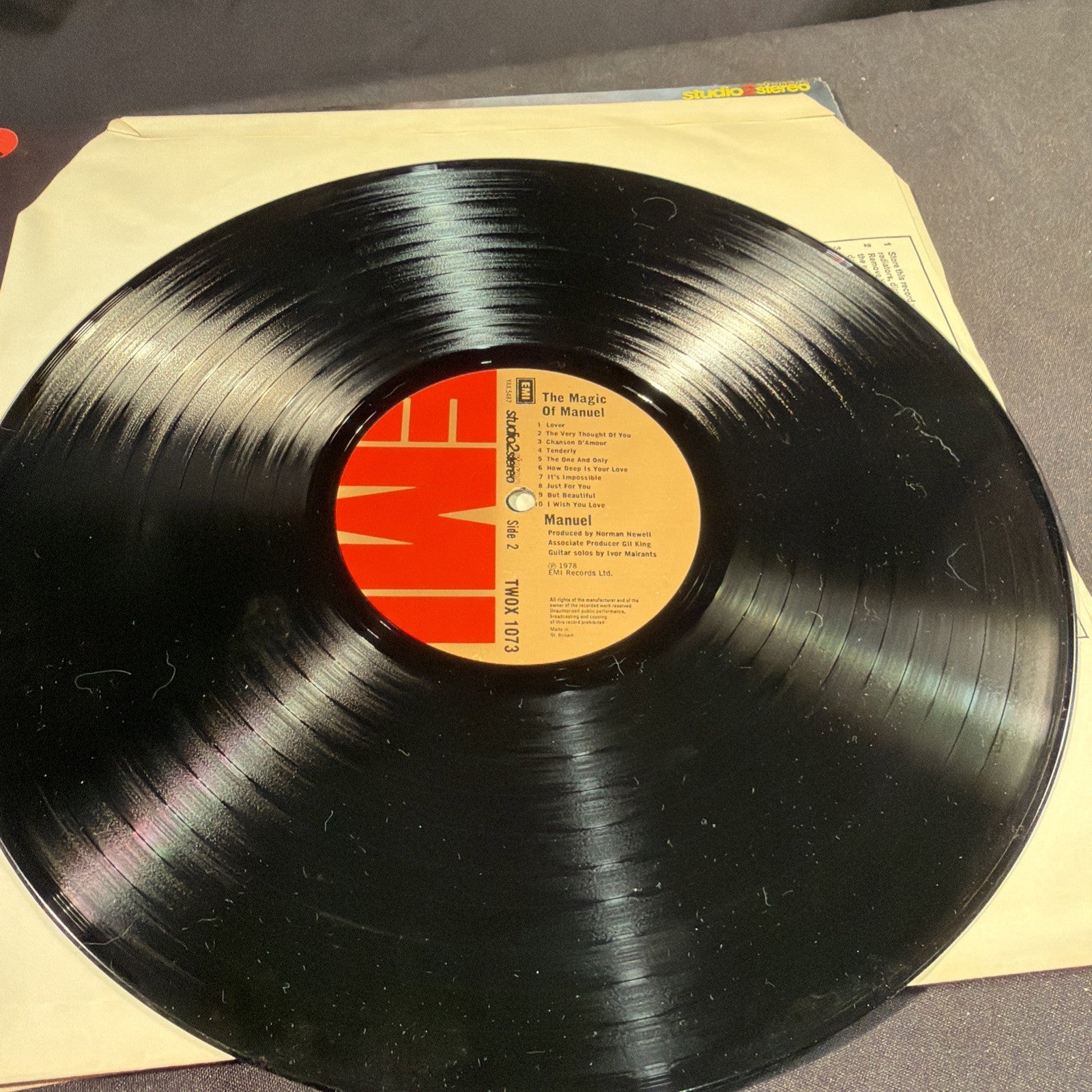 VINYL RECORD - The Magic of Manuel - 1978 EMI Records (1424)