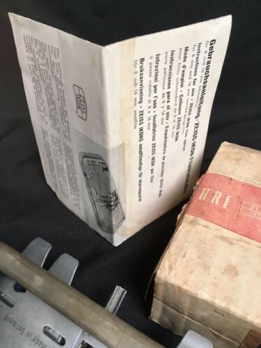 Vintage Carl Zeiss Ikon Film Splicer in box + instructions MADE IN GERMANY (7112