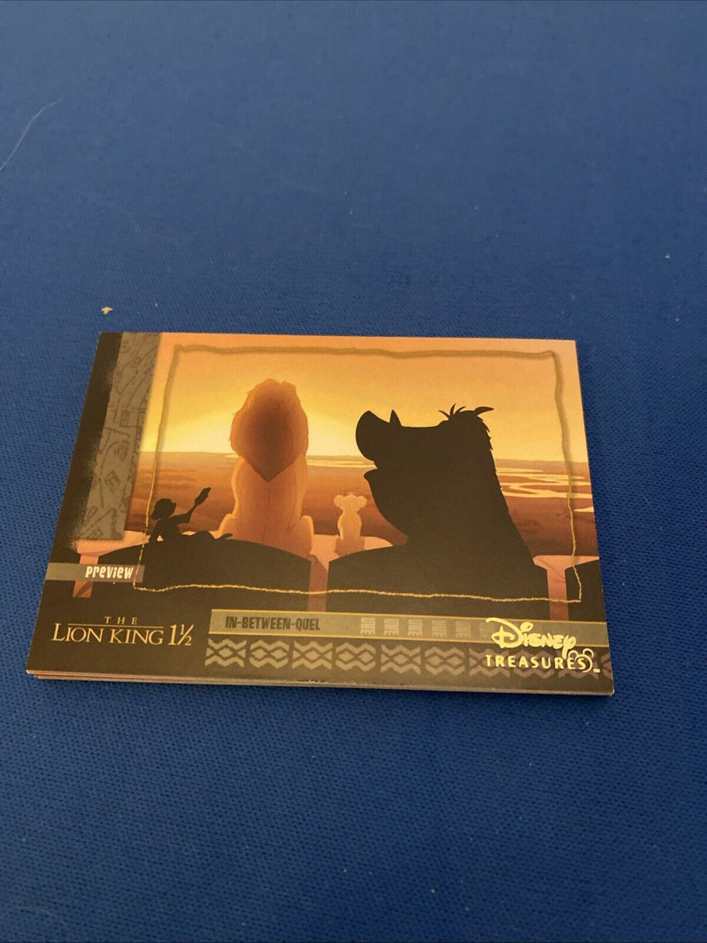 Upper Deck 2003 Disney Treasures Lion King x7 out of 10 Trading Cards (5765