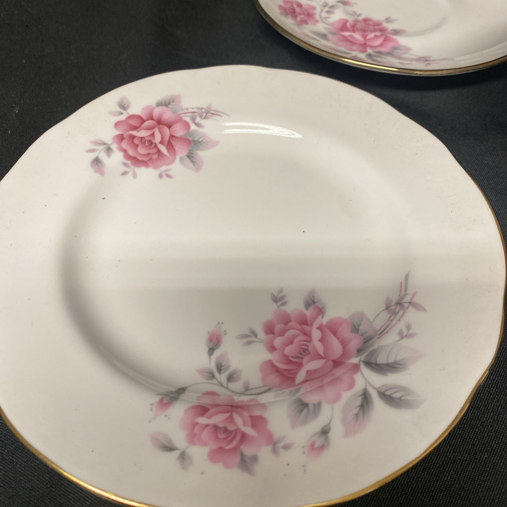 Duchess Fine China Pink Rose Trio - Side Plate Cup Saucer - (1588)
