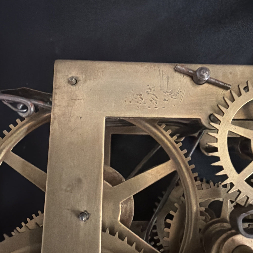 Jerome & Co "New Haven" 8 Day Clock 1850's Face, movement & weights - (1950)