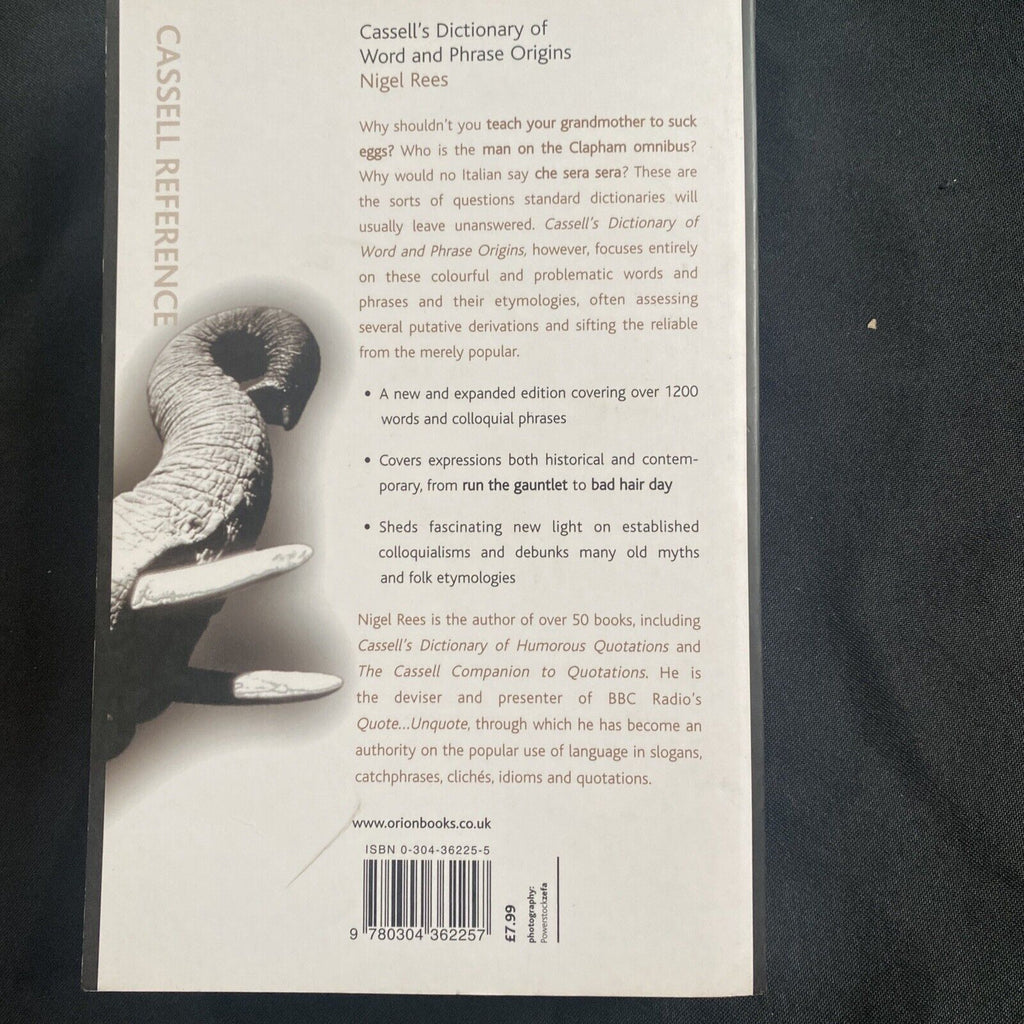 BOOK - Cassell's Dictionary of Word & Phrase Origins - (9669)