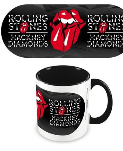 MUG Boxed Ceramic Coloured Inner - Rolling Stones, Hackney Diamonds
