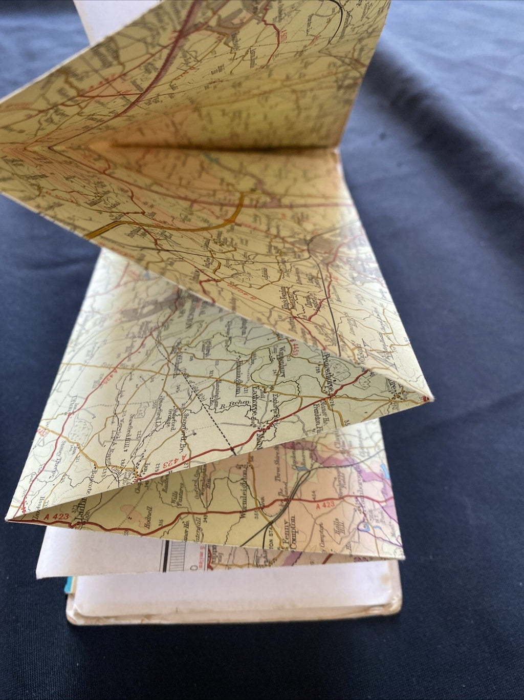 Warwickshire Bartholomew Half Inch Map Series Paper Map #19 (1283)