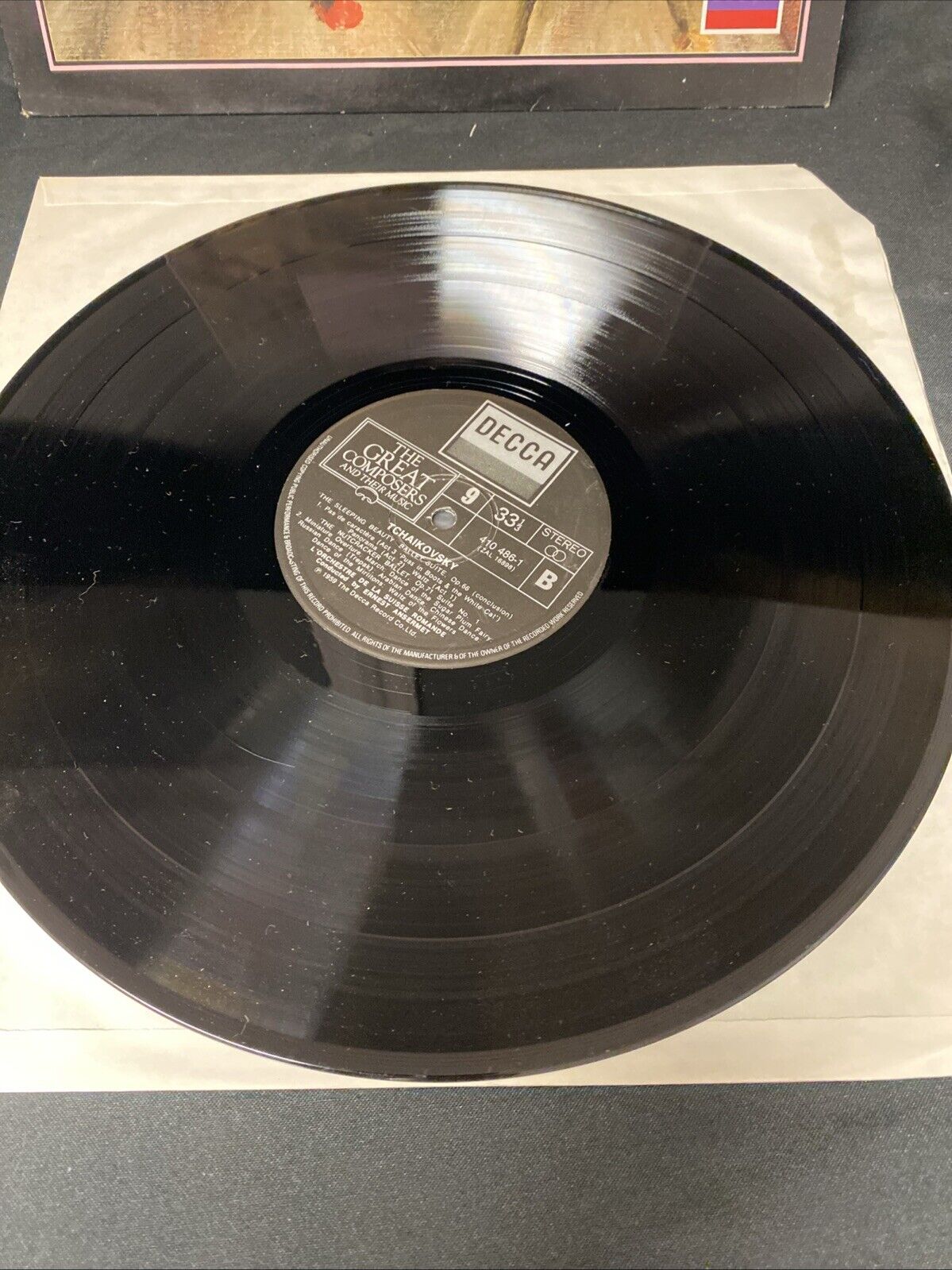 VINYL RECORD - Tchaikovsky Ballet Music Swan, Sleeping, Nutcracker 1959 -(5666)