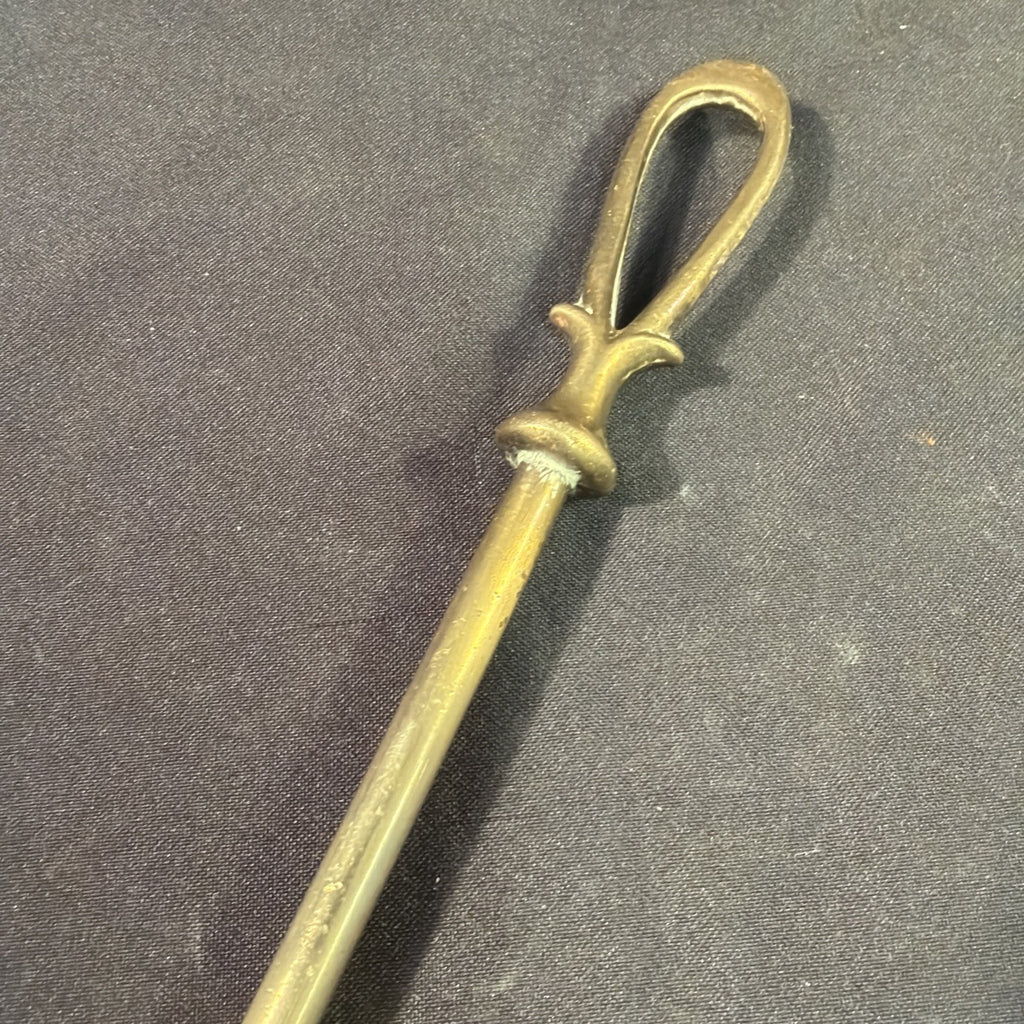 Solid Brass Shoe Horn Antique 18" Excellent Condition - (2062)