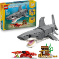 LEGO Creator 3 in 1 - Fierce Shark with Treasure / Angler Fish / Manta Ray - 31381