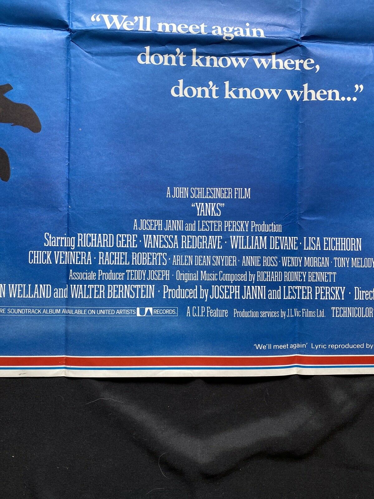 ORIGINAL UK QUAD POSTER - Yanks - 1979 - 30" x 40" - (6581)