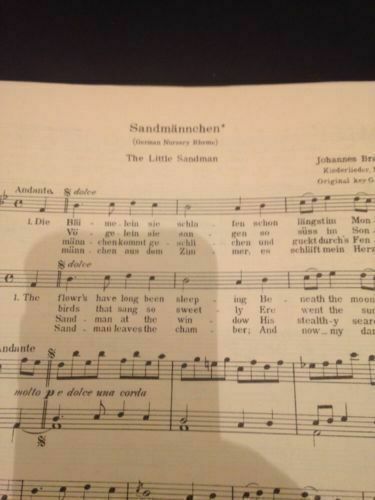 Johannes Brahms - G. Schirmer, Inc. 50 songs for voice Antique music 1937 (1473