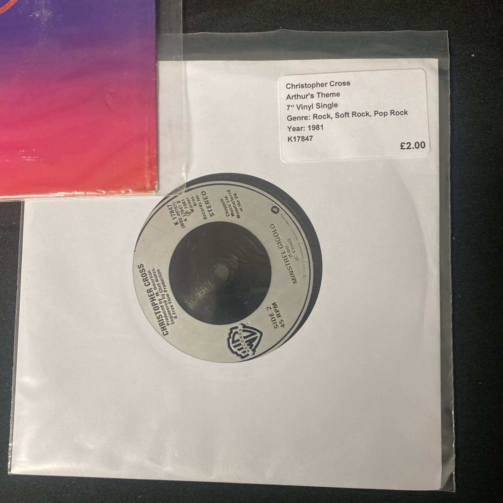 Vinyl Records 7" Singles 5x 80's Commodores & C. Cross / Curiosity (9473