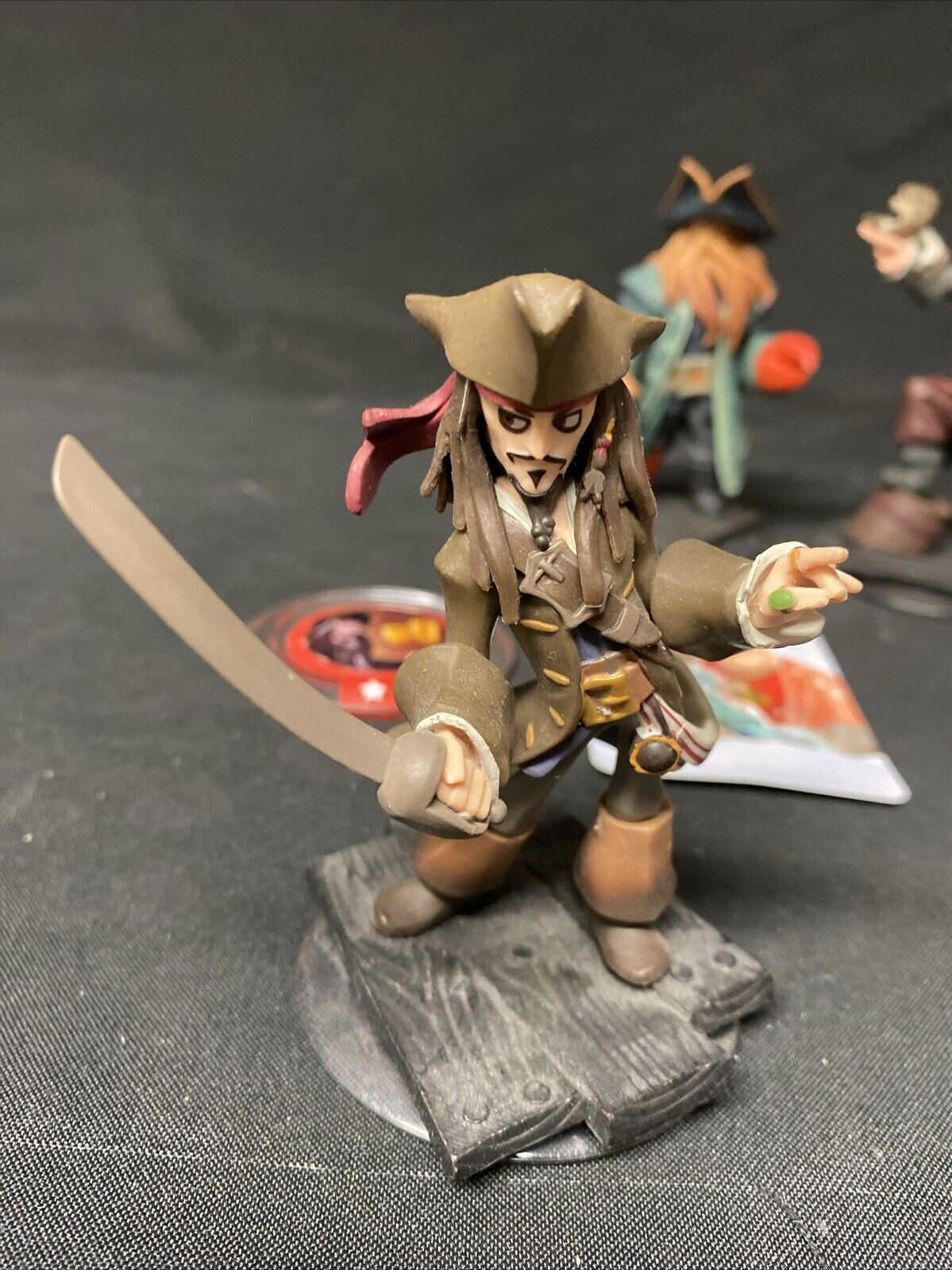 Disney Infinity Figures Pirates of The Carribean Jack Sparrow  Davy Jones Barbossa (5562)