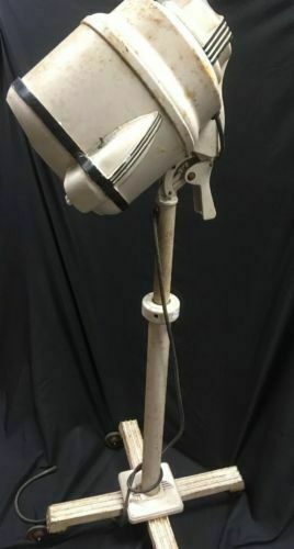 1930's TURBINATOR Hair Dryer W L Martin - Jet engine styled Cast Iron - (6614)