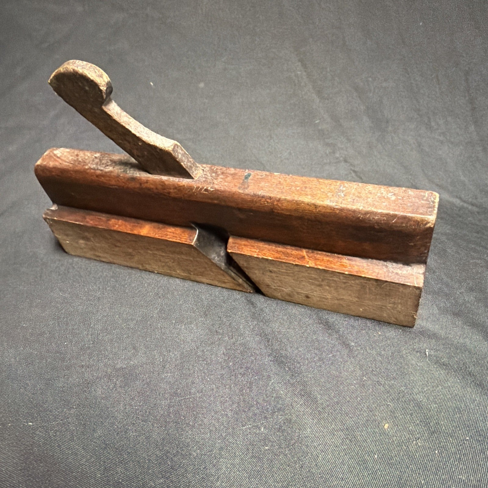 Antique British Wooden Moulding Plane 9.5" Ralph Knight Ironmonger Bolton- (1942)