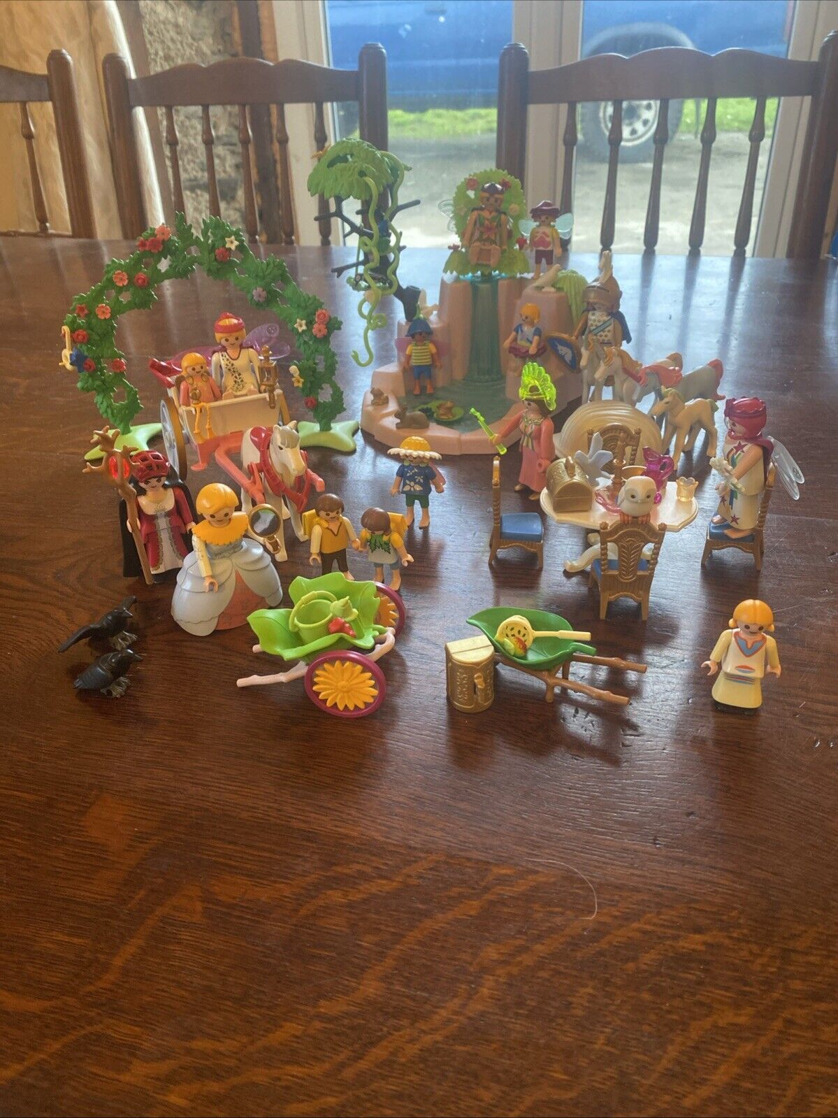 Playmobil Vintage Fairies Evil Queen Good King & Queen 15 figs  -(5868)