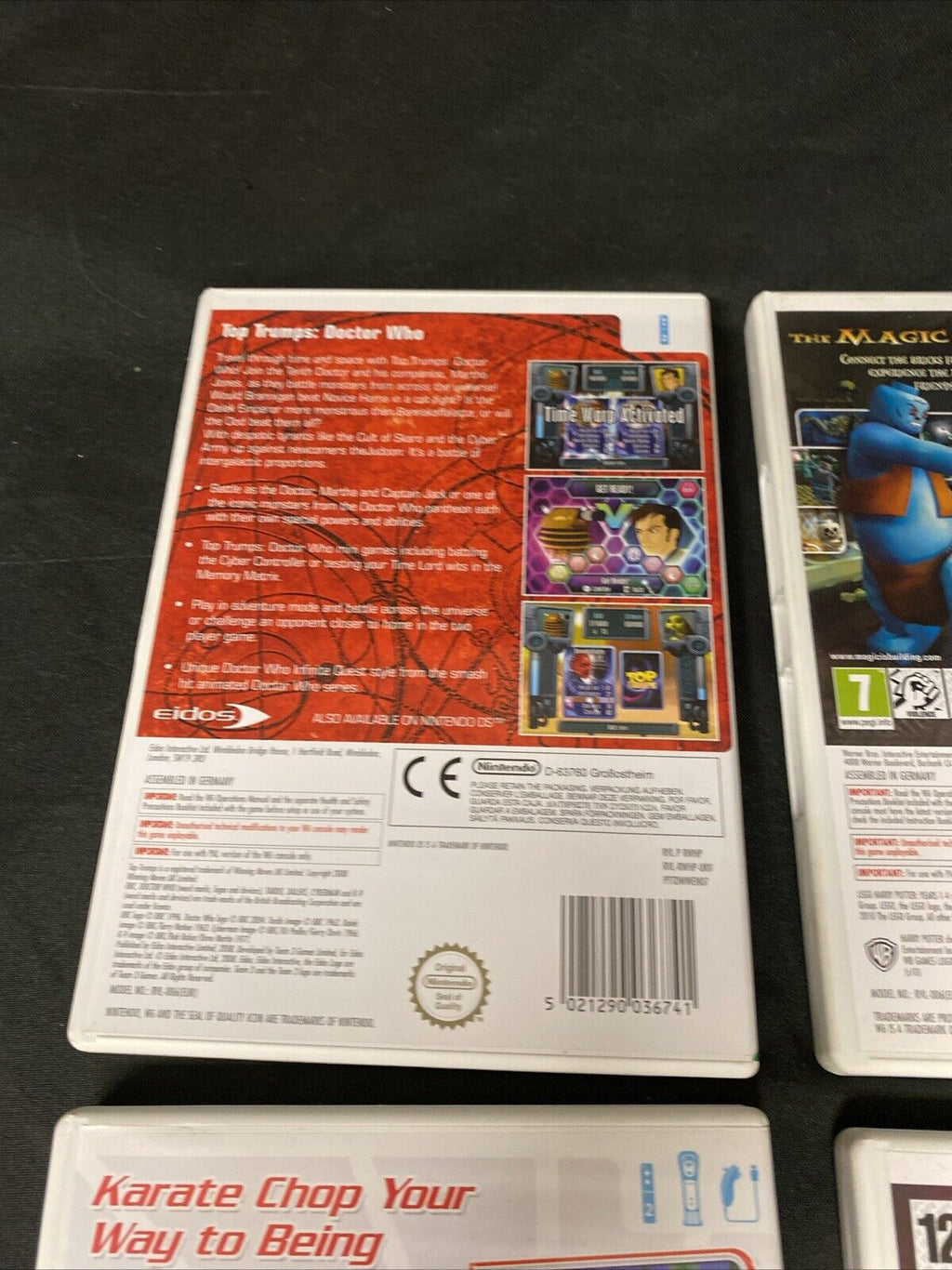 Nintendo WII Bundle 4 Games Inc LEGO Harry Potter and more - (5560)