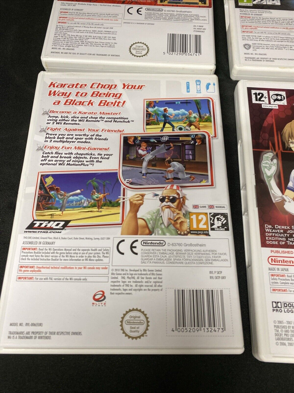 Nintendo WII Bundle 4 Games Inc LEGO Harry Potter and more - (5560)