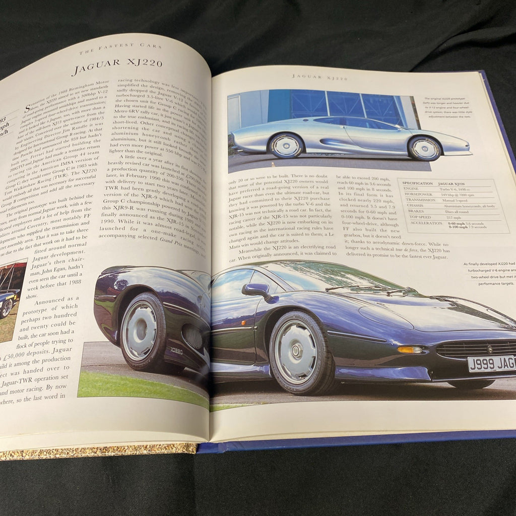 The Fastest Car - Hardback Book 1998 Michael Bowler Ferrari cover - (1397)