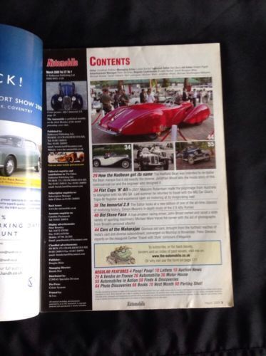 The Automobile Magazine - March 2009 Vol 27  No 1 - Alfa Romero 2.9 - (749)