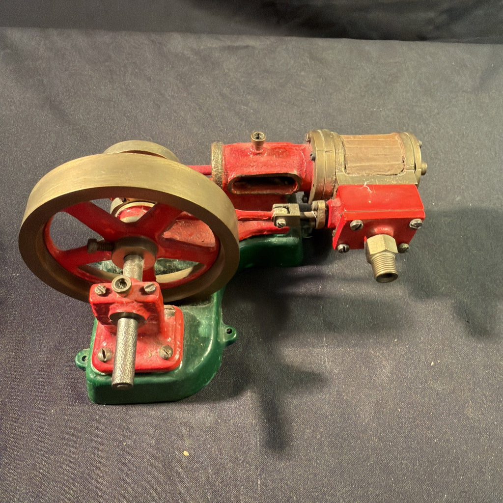 Antique Miniature Horizontal Live Steam Engine - Stuart Models? - (2035)