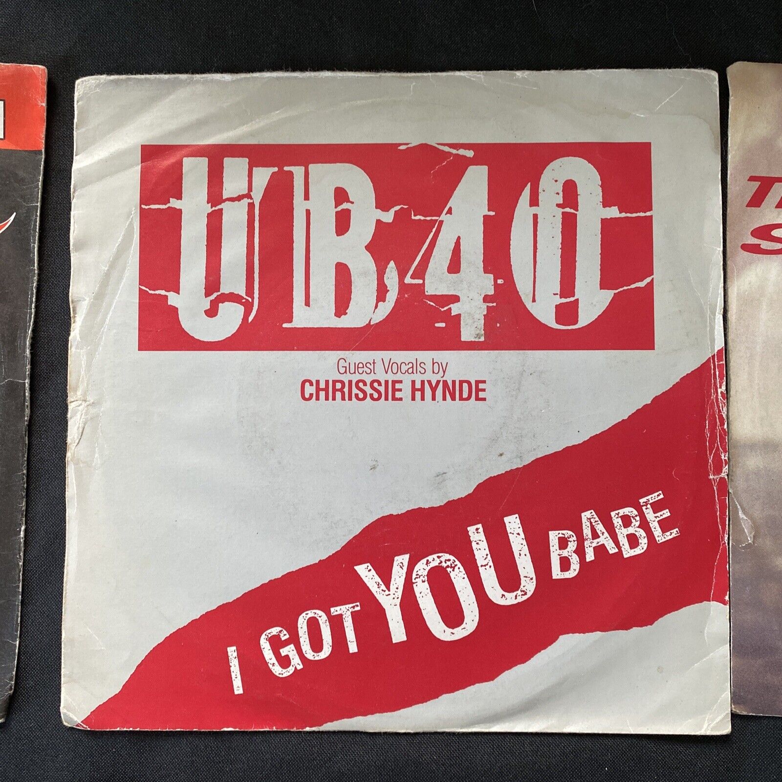 Vinyl Records 7" Singles 5 x 1980's Right Said Fred, UB40, Tracey Ullman -(9466