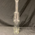 Italian Depose Klefla Glass Face Bottle tall 35cm rare - (1643)