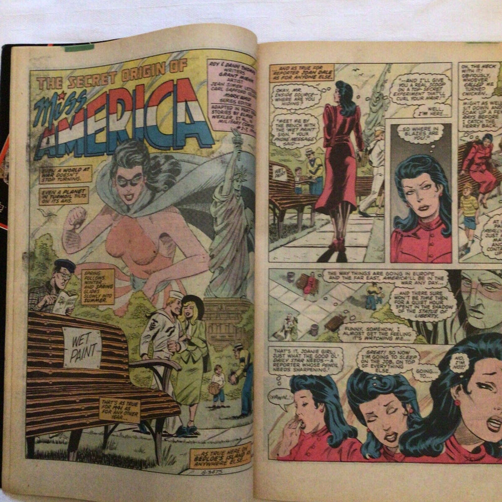 COMIC - DC Comics  Secret origins MISS AMERICA & BLACK LIGHTENING - 1987 (8881)