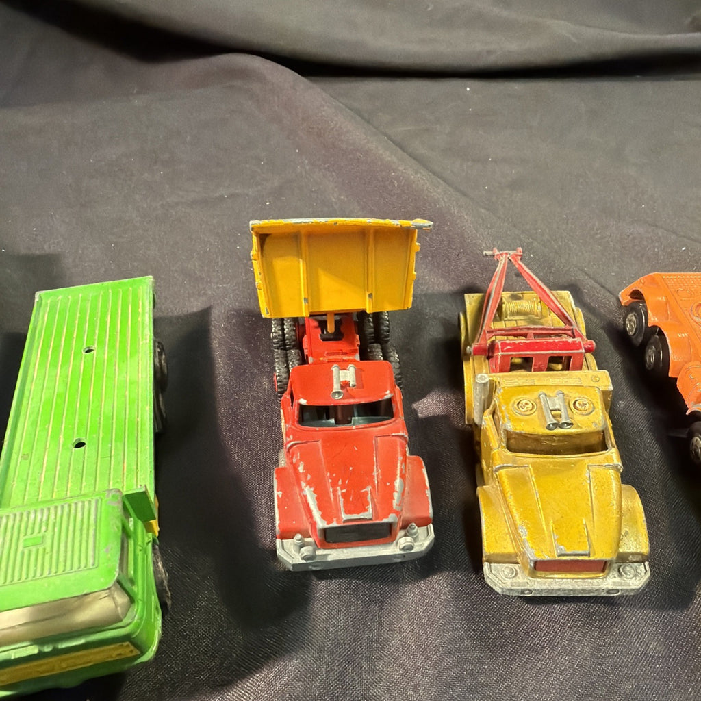 Matchbox Lesney Super Kings 1971-1973 Trucks x 6 inc Texaco Scammell Daf  - (2046)